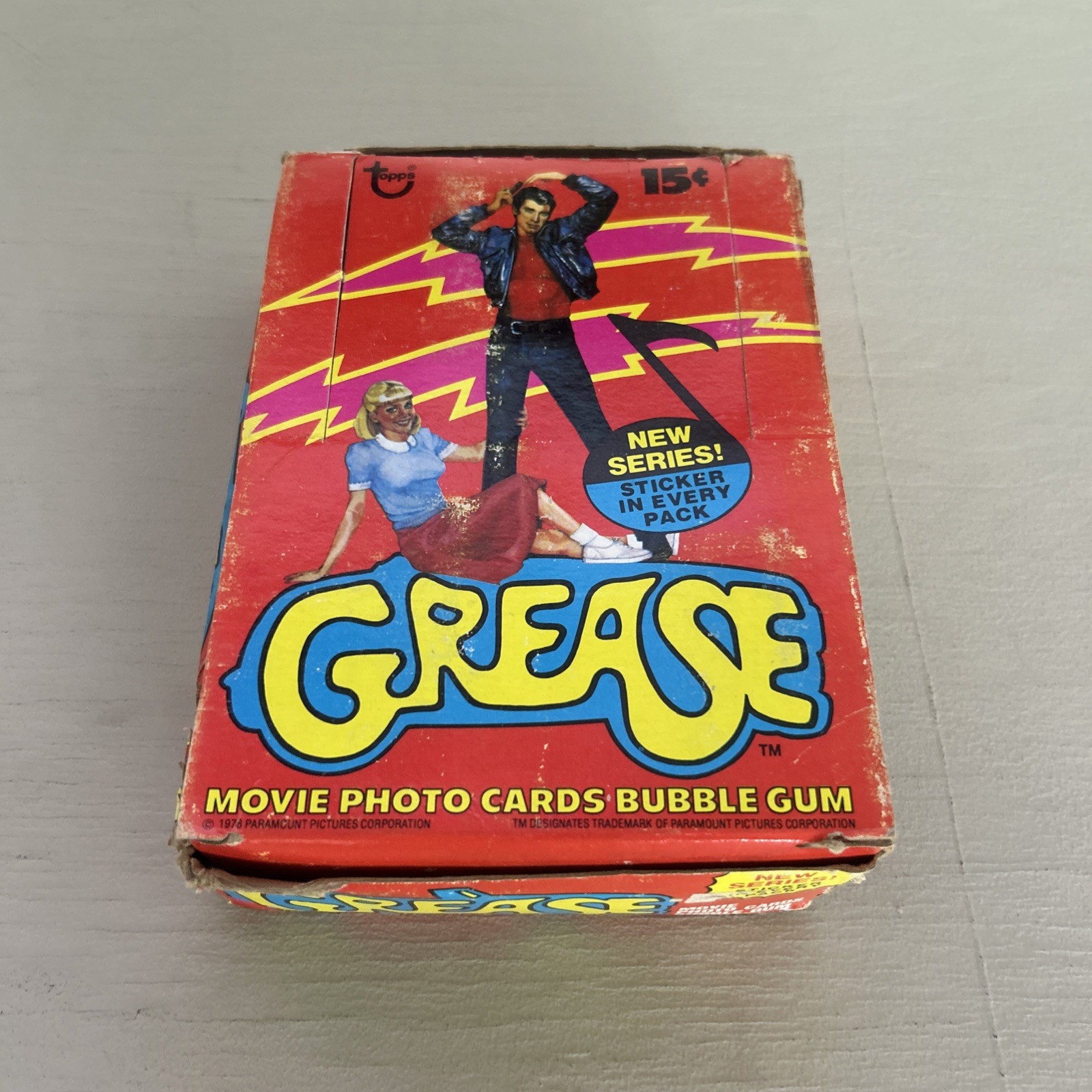 1978 Topps Grease Movie Cards Series 2 Wax Box 35 of 36 Factory Sealed Packs