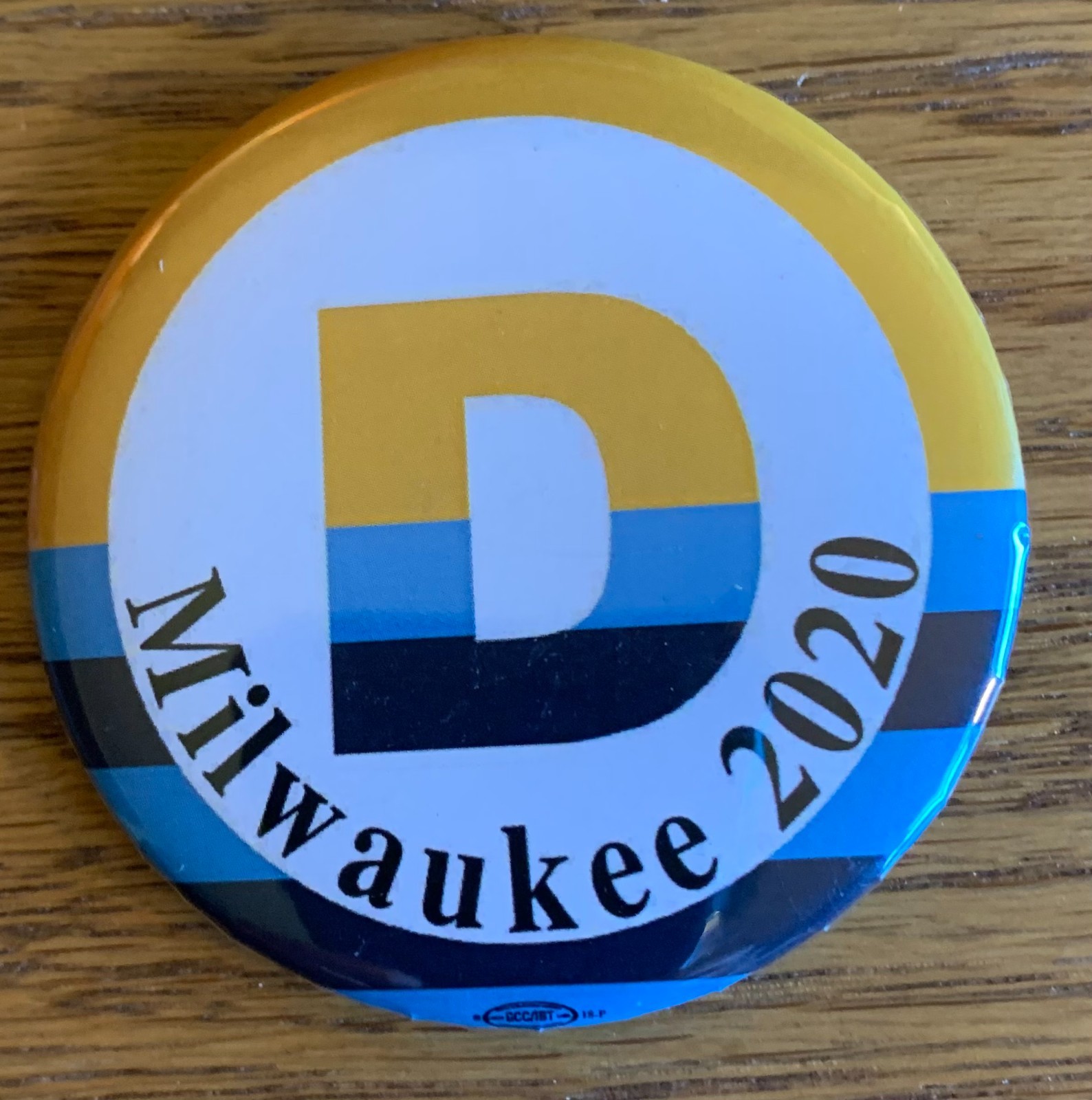 Democratic National Convertion 2020 Milwaukee Button