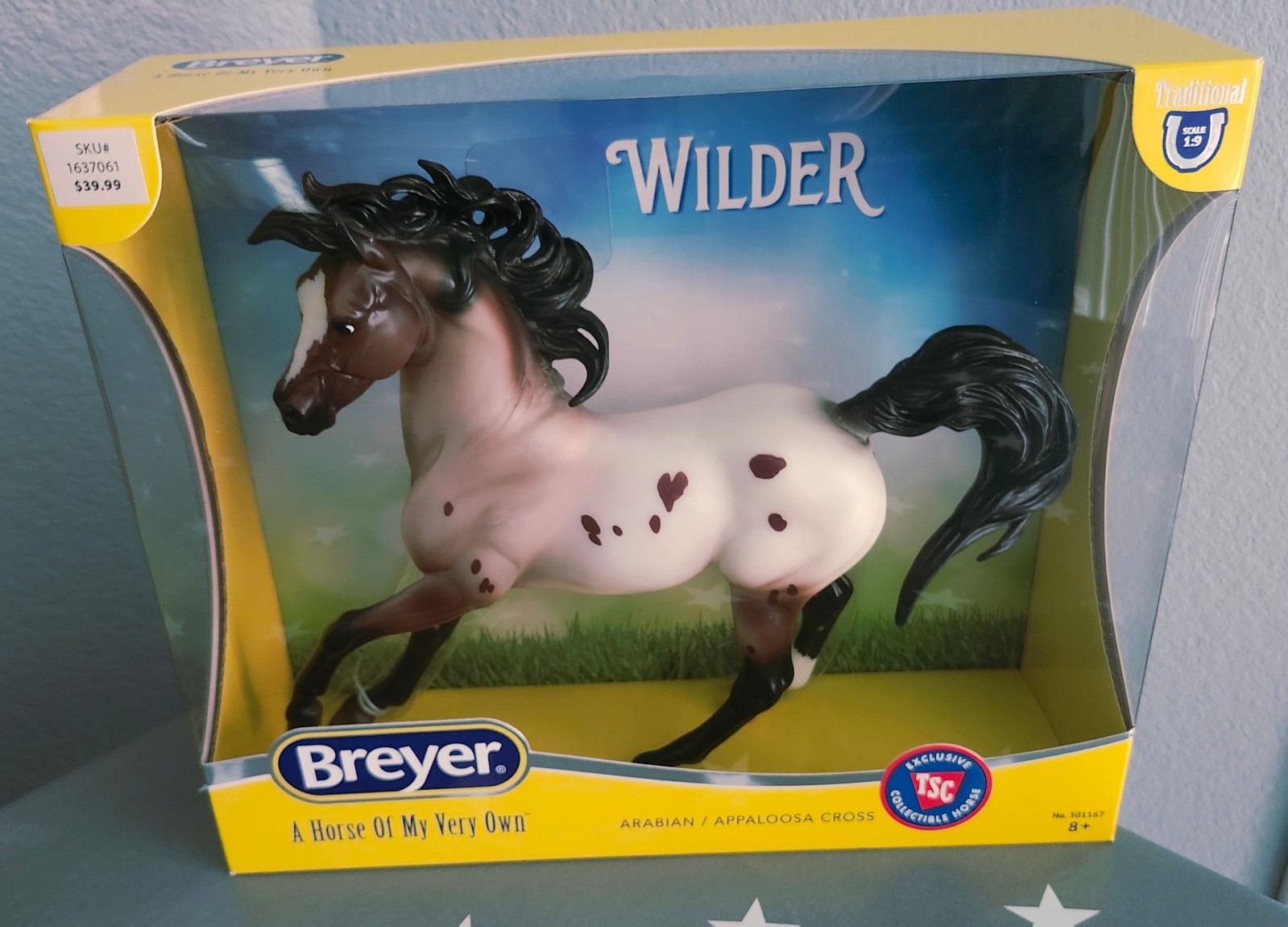 BREYER WILDER APPALOOSA ARABIAN TRACTOR SUPPLY EXCLUSIVE MODEL NO. 301167 NIB