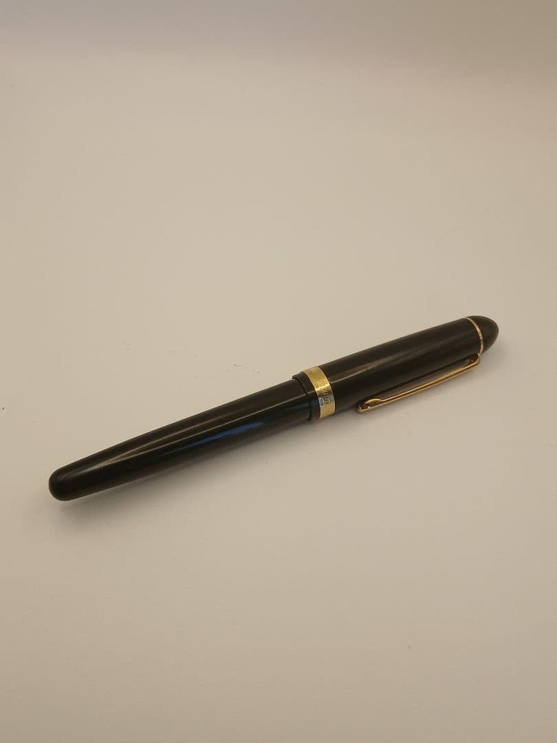 PLATINUM 3776 Fountain Pen Black Office Supplies Writing Instrument Used