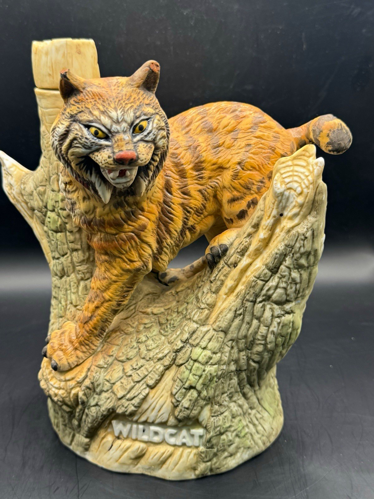 Vintage 1978 Wilbro, Inc.  Wildcat No.1  Decanter (empty)                 F2
