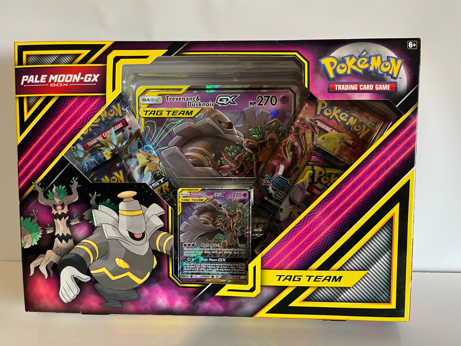 Pokémon TCG Pale Moon GX tag team box new & sealed