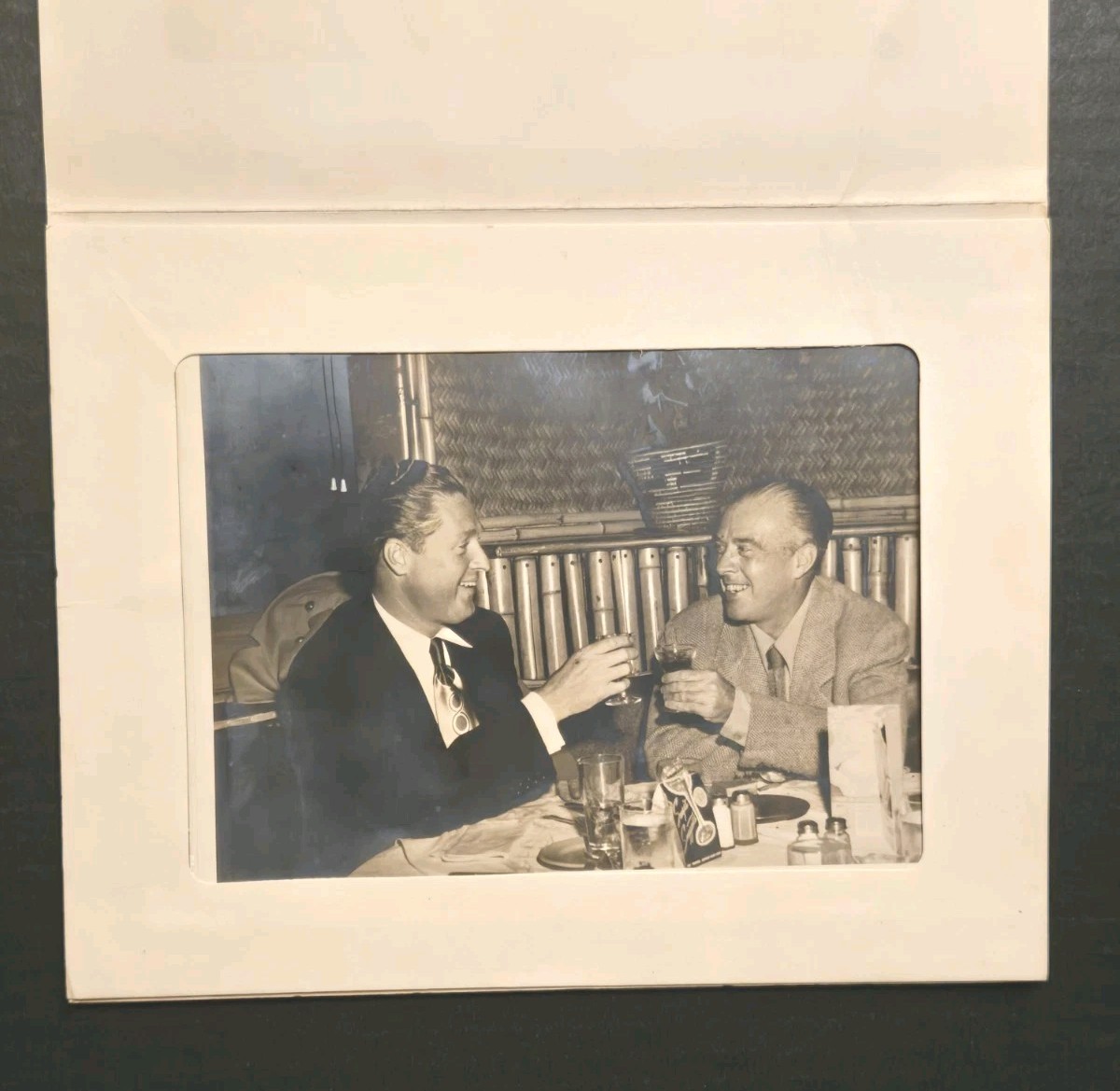 1948 Sugie's Tropics Beverly Hills Souvenir Photo Earl Moran & Sugie Sugarman
