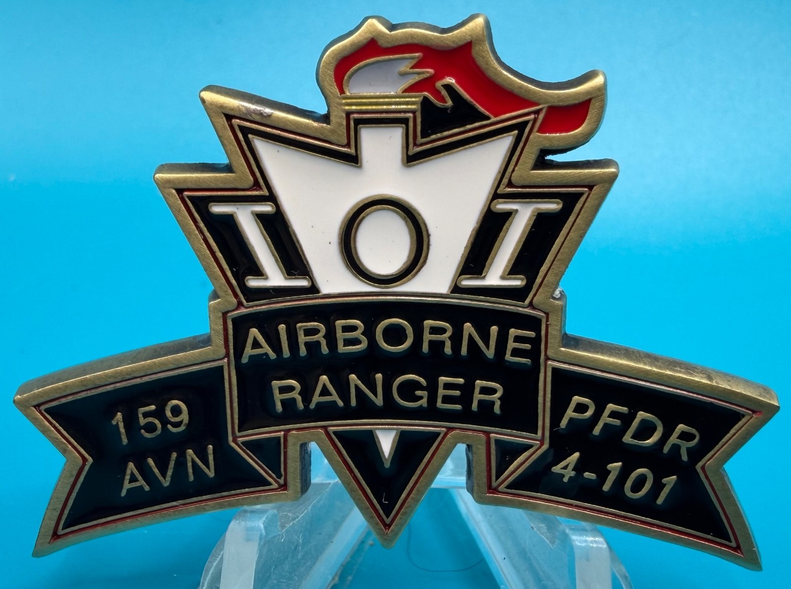 U.S. Army 159th AVN BDE Pathfinder 4-101 Airborne Ranger Military Challenge Coin
