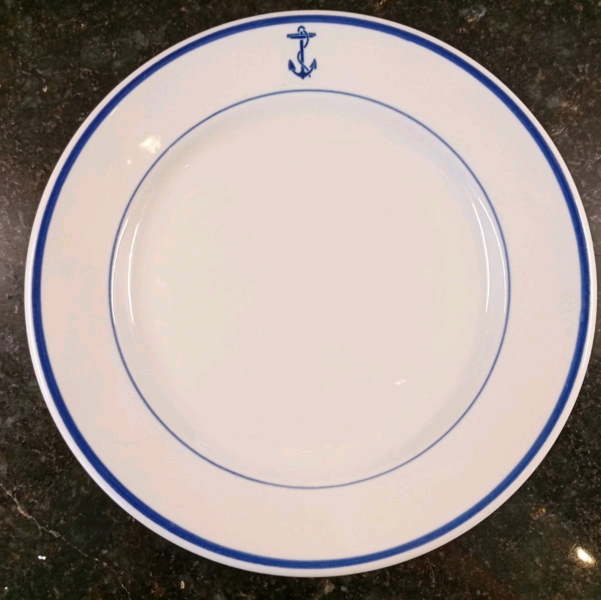 Vintage Shenango US Navy Wardroom Mess Officer Dinner Plate- Very Good Condition