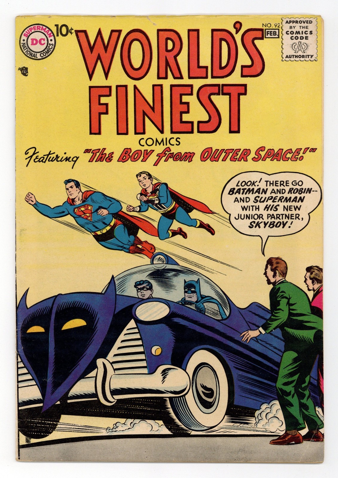 World's Finest Comics #92 VG 4.0 1958