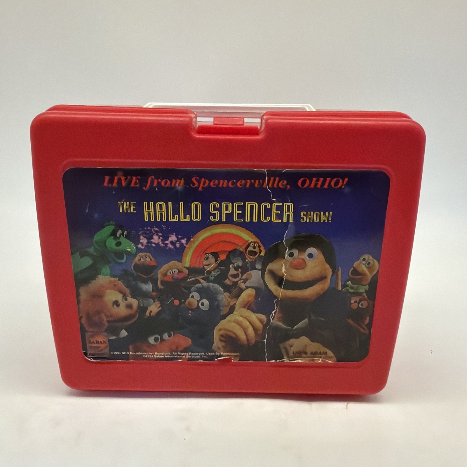 Vintage 1994 Saban International German The Hallo Spencer Show Lunchbox Only