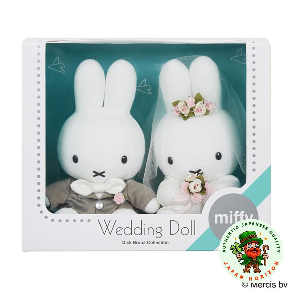 Bruna Miffy Wedding Doll Plush Set Pair Wedding Welcome Doll 670659 Japan Ships
