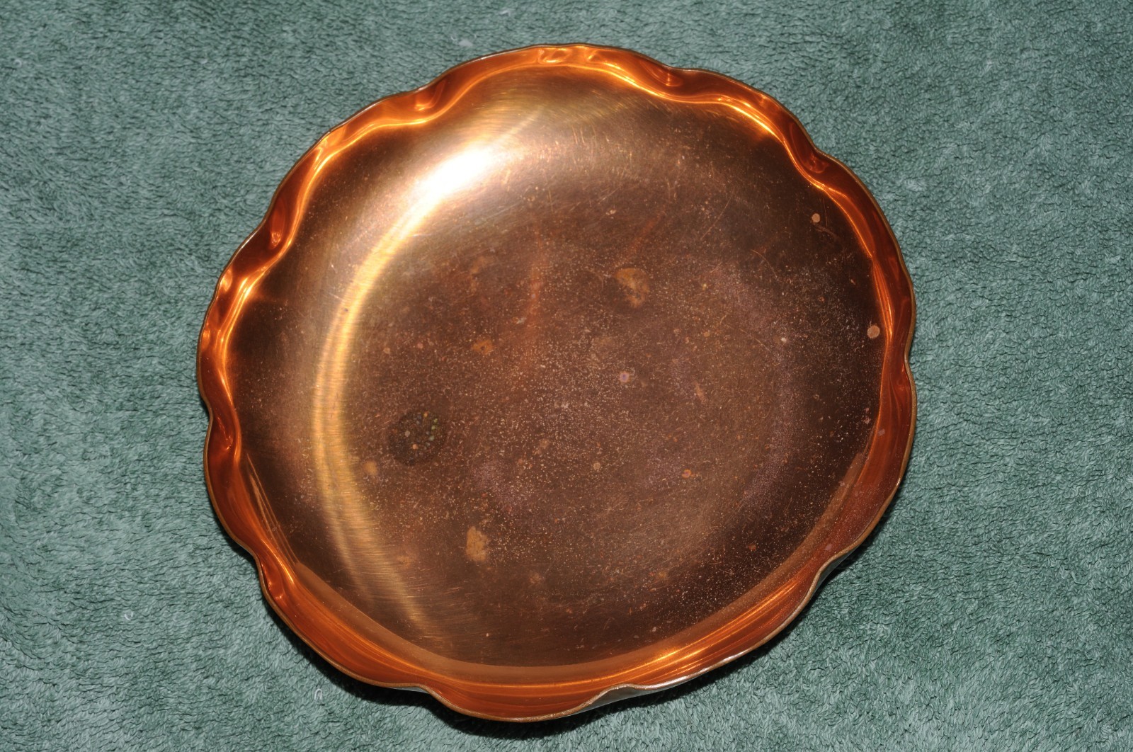 Avon Coppersmith small solid copper dish