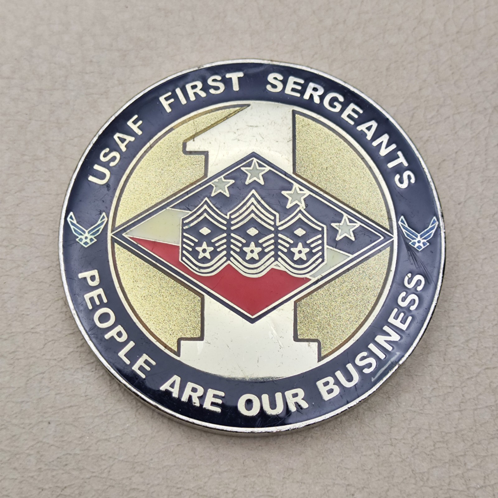 USAF First Sergeants Fairchild Afb Challenge Coin