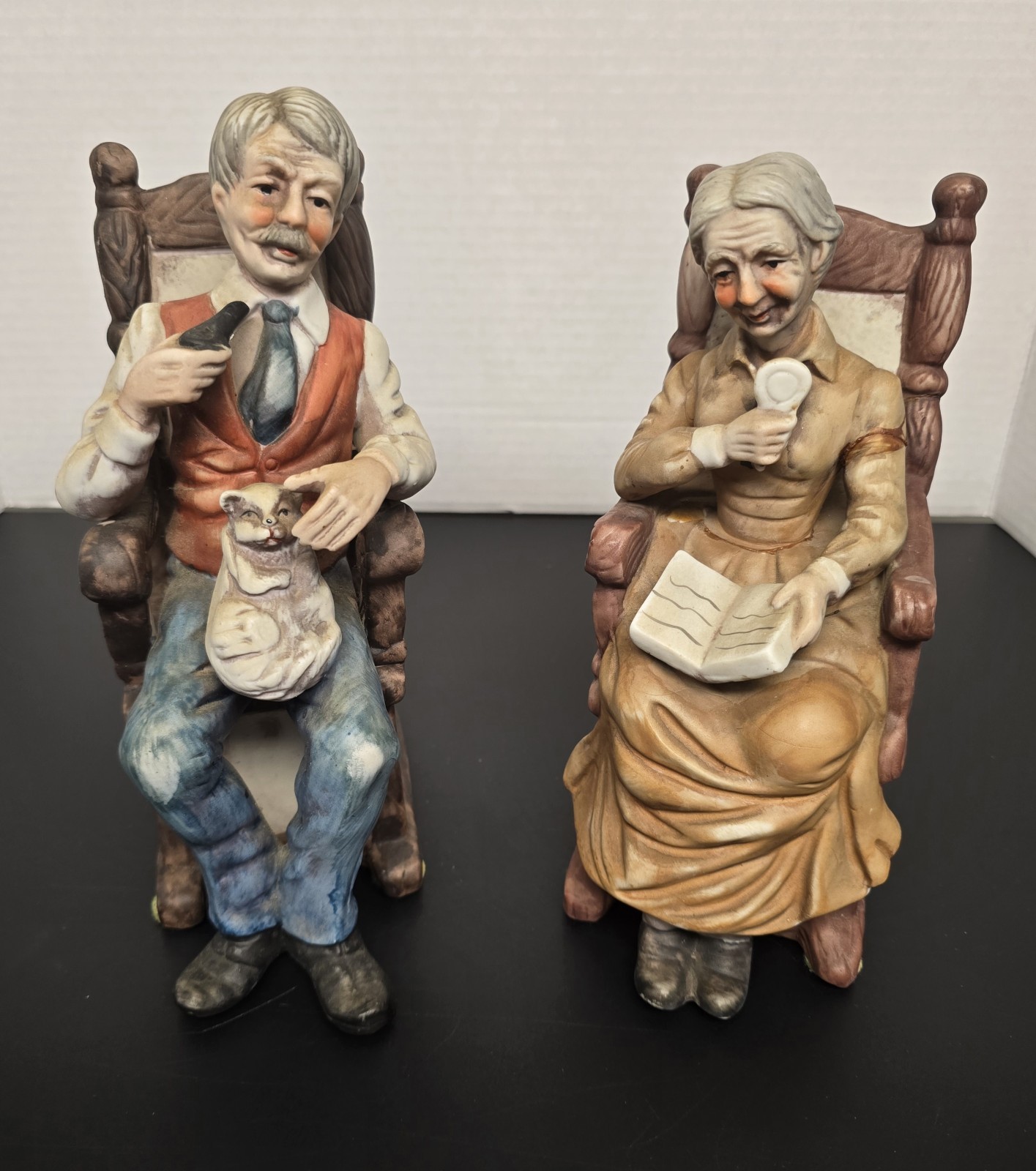 HOMCO Hand Painted Porcelain Figurines- 9\