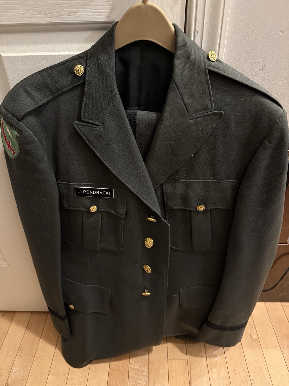 💜RARE AUTHENTIC VINTAGE ARMY MILITARY UNIFORM JACKET +PANTS~WWII IRAN BASED VET