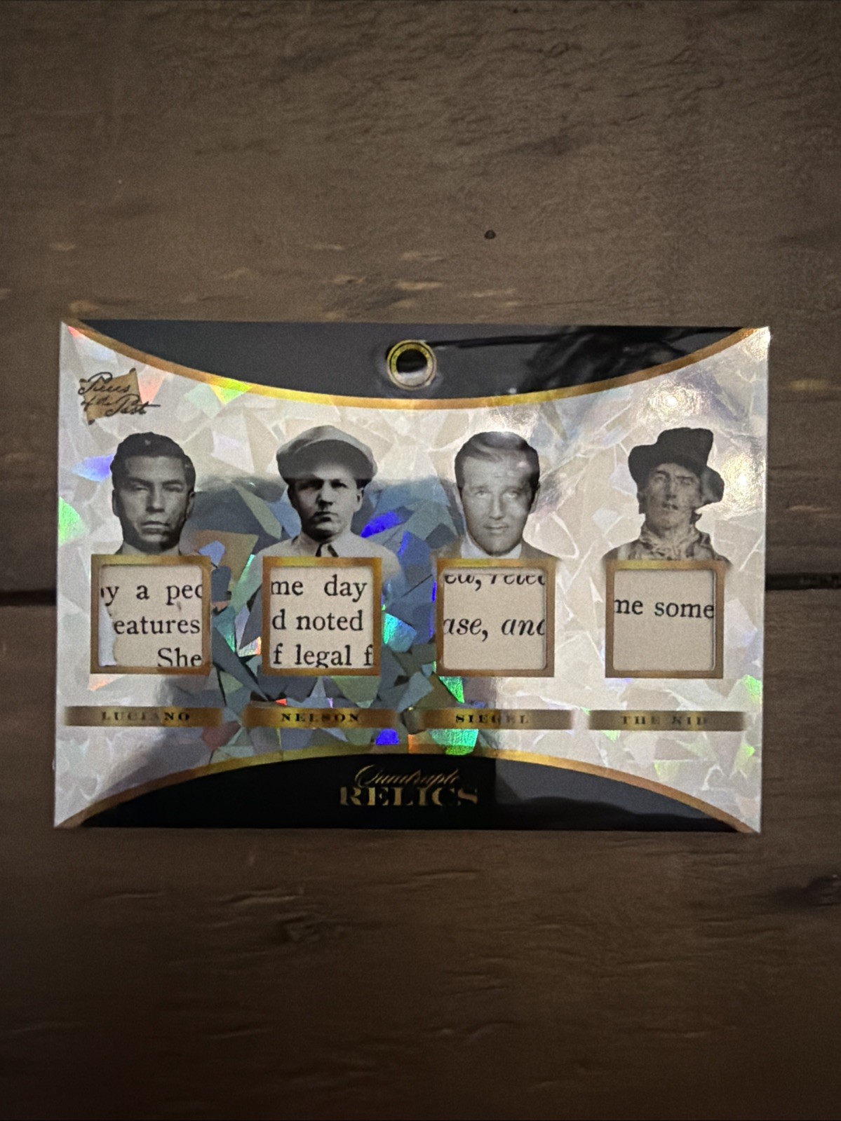 2025 POTP Villains | Luciano, Nelson, Siegel, Billy The Kid Quad Relic | 1/1