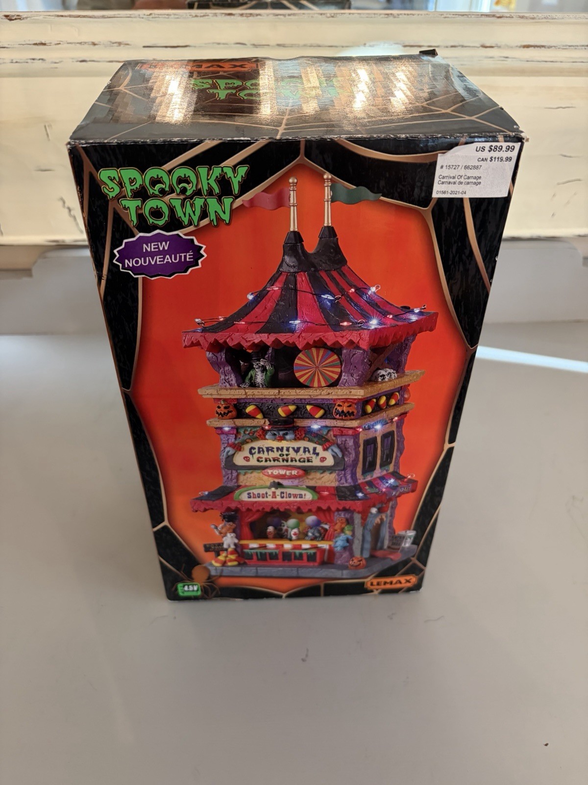 Lemax Spooky Town Halloween Village Carnival Of Carnage Pumpkins Decors 15727