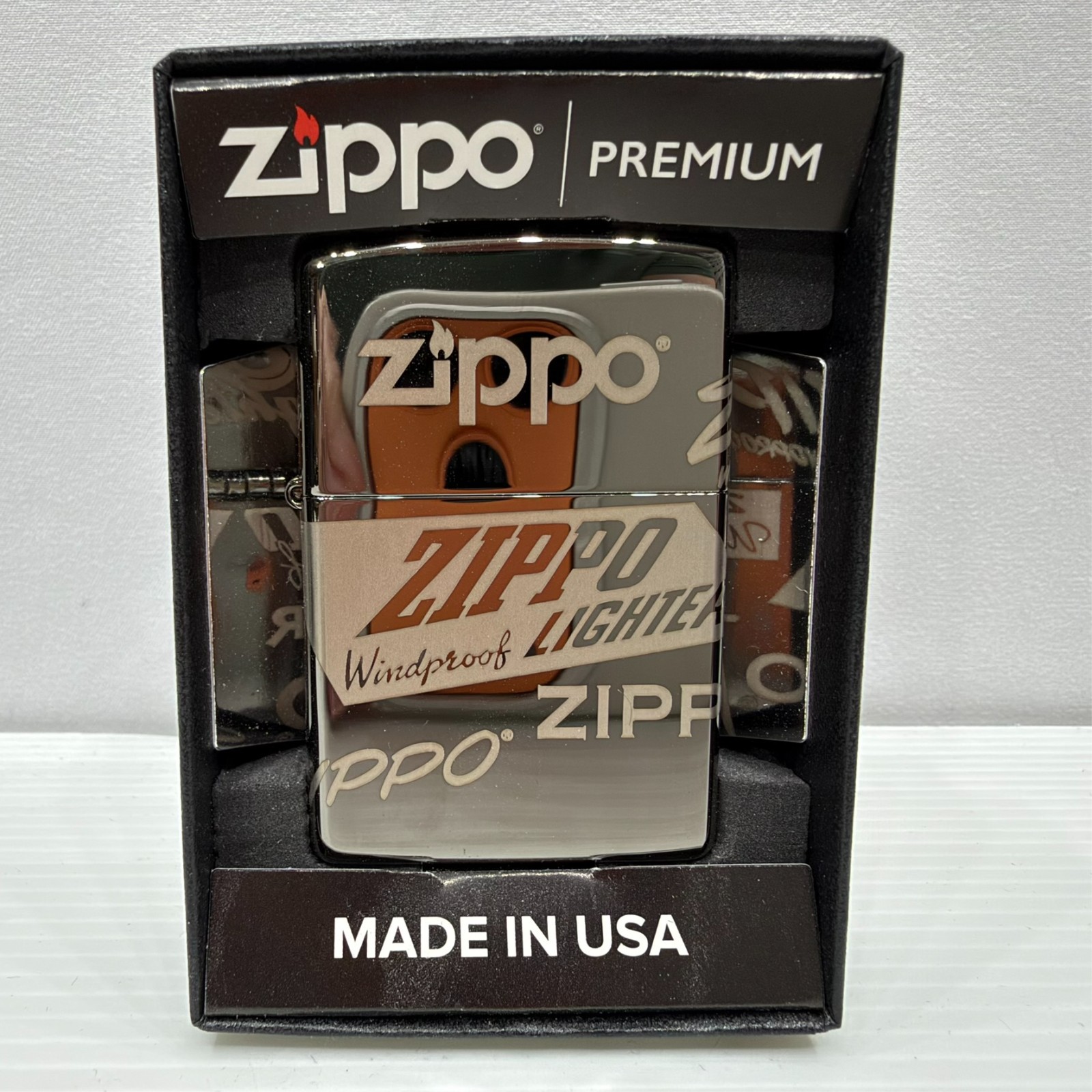 ZIPPO PREVIOUSLY COLLECTED Not Used LOGO  DESIGN Lighter 360 LASER Engraved 2021
