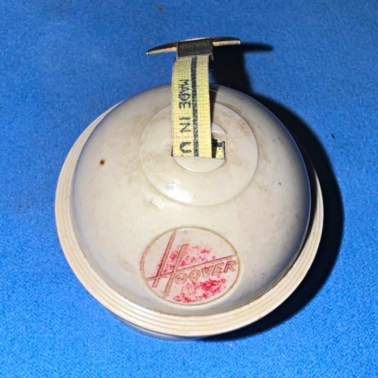 RARE Vintage 1950\'s Tape Measure Hoover Vacuum Mini Plastic Canister Advertising