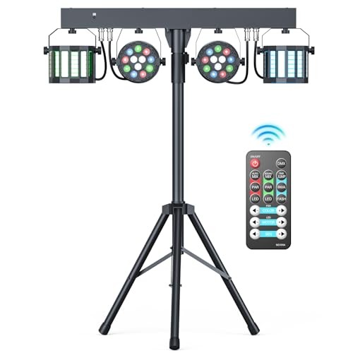 5 in 1 DJ Lights with Stand Combination Party Light Dj Disco Lights Stage