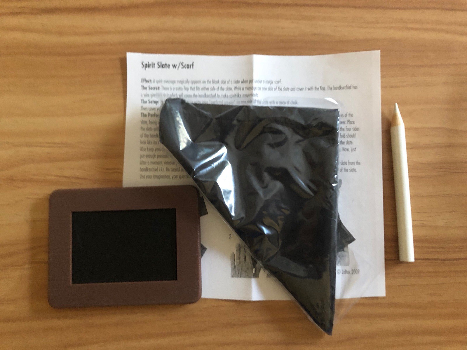 Spirit Slate Magic Trick - Mentalism Magic, Spooky, Close Up, Seance, Street W/