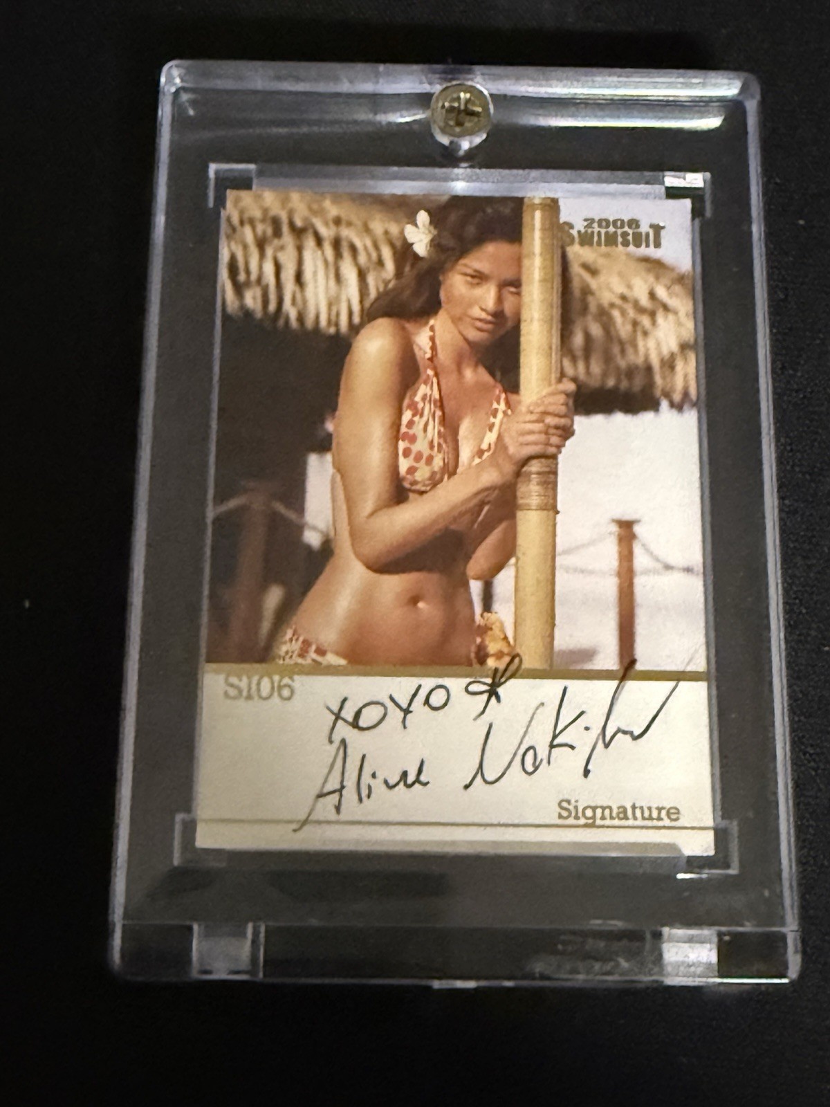 ALINE NAKASHIMA 2006 SPORTS ILLUSTRATED SI SWIMSUIT Autograph AUTO CARD XOXO