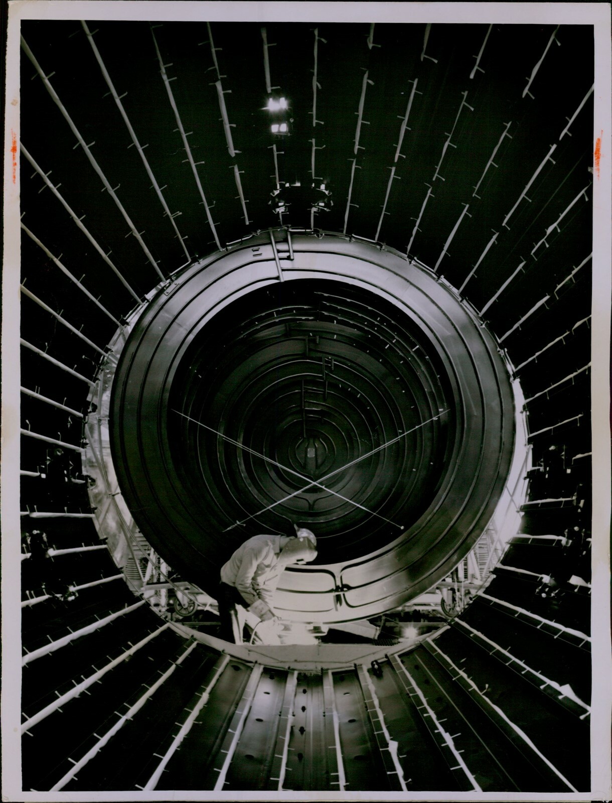 LG830 1963 Original Photo COOL TUNNEL Outer Space Icebox Farmingdale New York