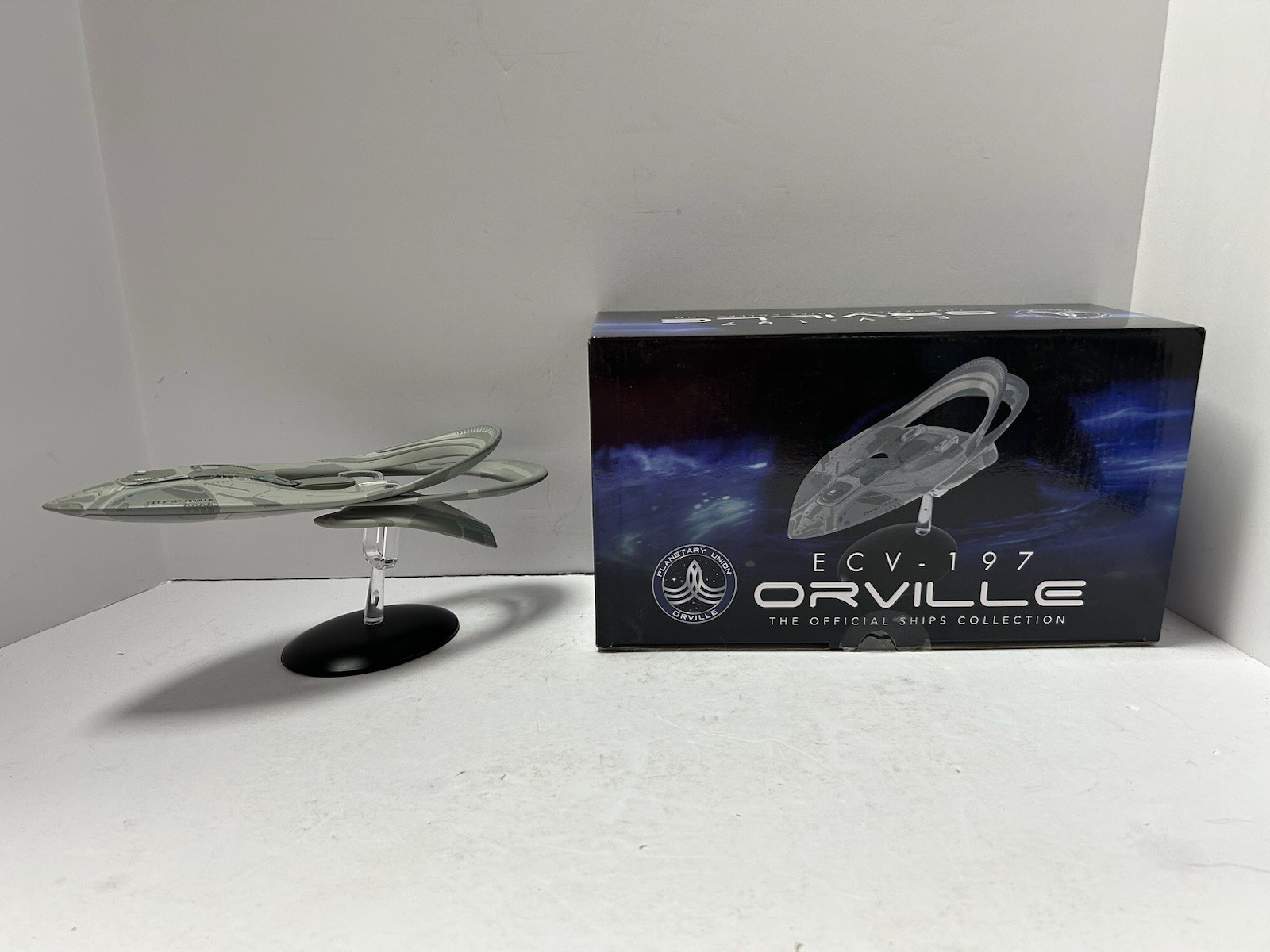 Eaglemoss Hero Collector The ORVILLE ECV-197 Display Ship