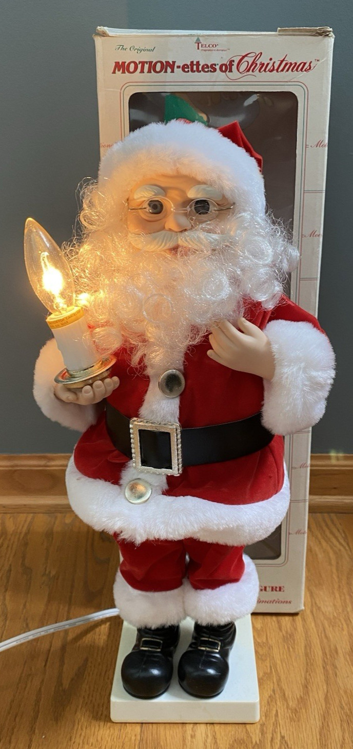 Vintage Telco Motionettes Of Christmas Santa Display Figure 18\