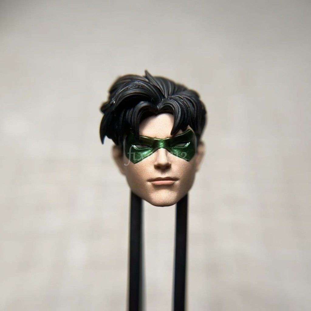 Custom Hand Painted 1/12 Red Robin Tim Drake Head Sculpt fit 6\