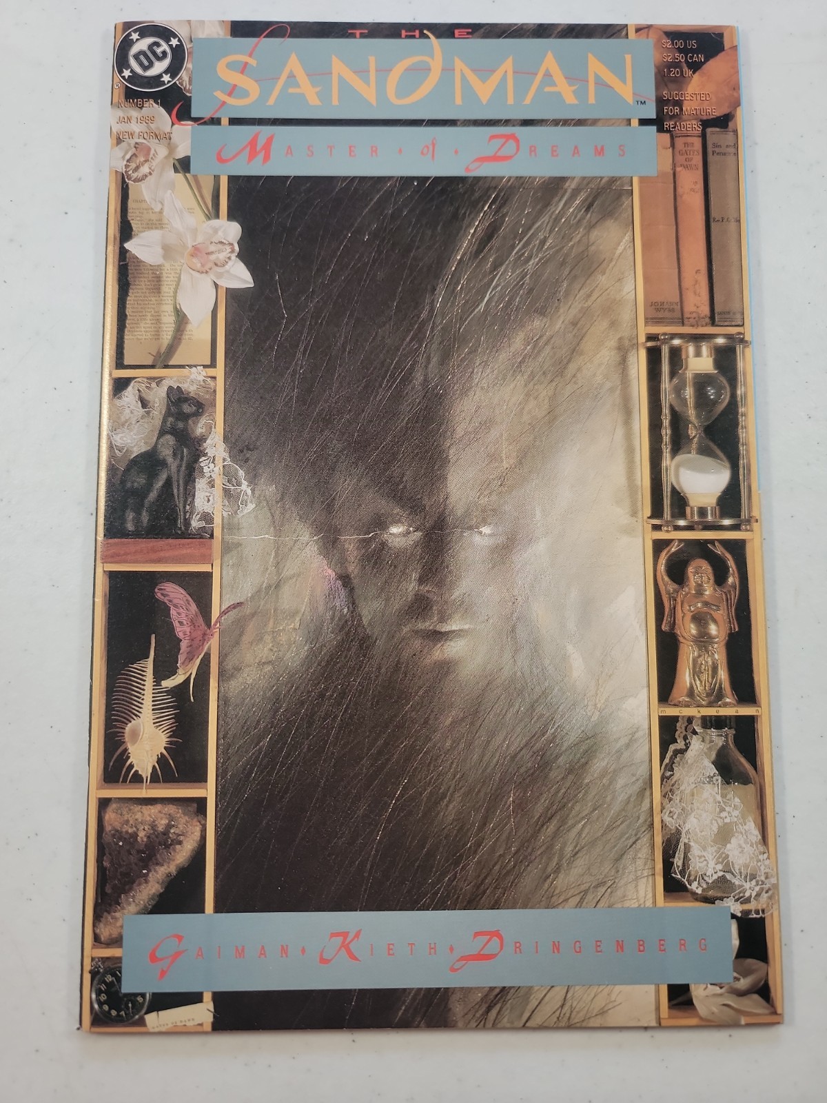 Sandman #1 1st Morpheus Gaiman Sam Kieth (DC Vertigo 1989) 