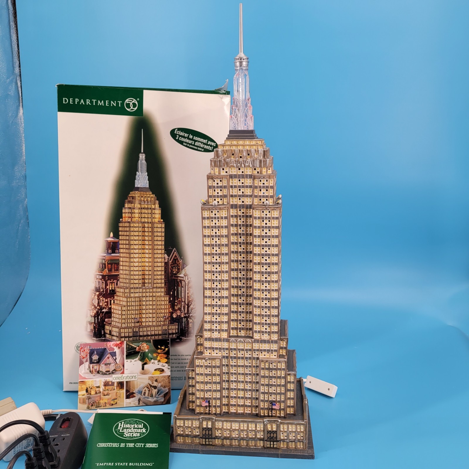 Department 56 Empire State Building Christmas in the City Beautiful Works, READ