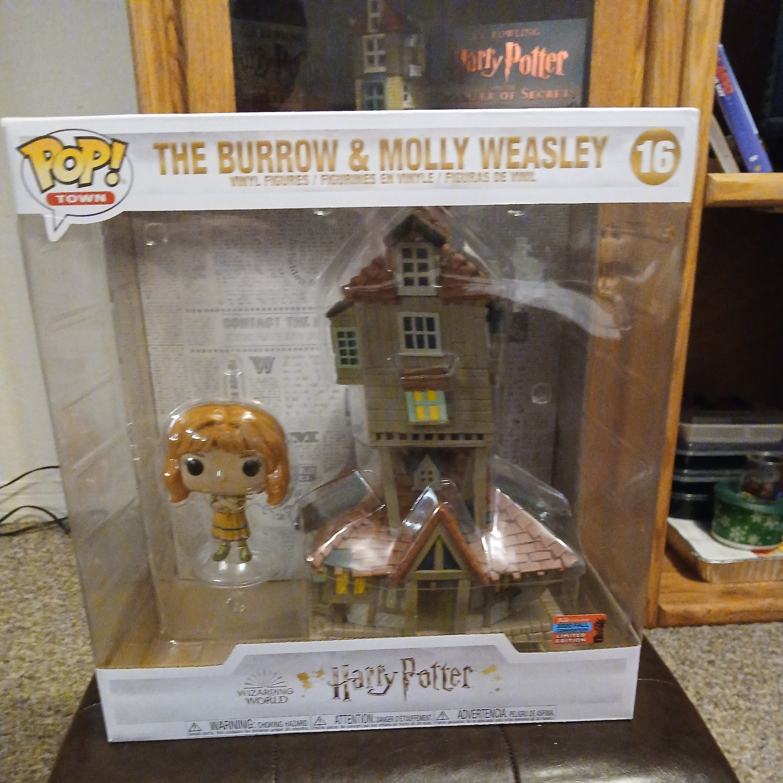 Funko Pop Town Harry Potter  The Burrow & Molly Weasley  Comiccon 2020 exclusive
