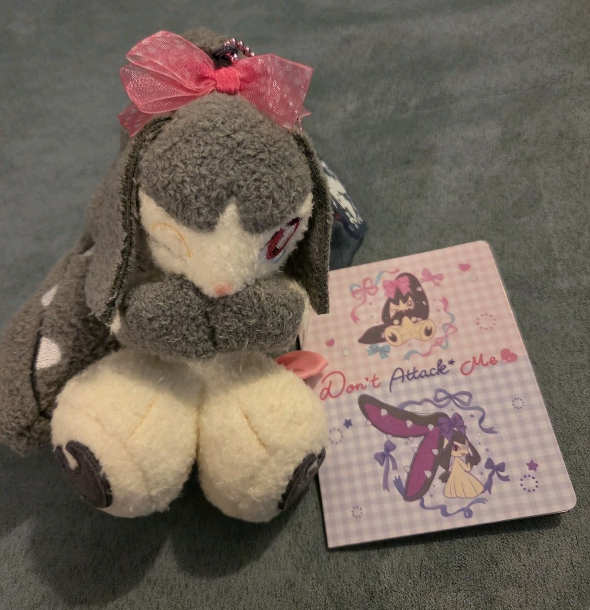 Pokemon Center Japan Exclusive Don't Attack Me Mawile Plush & Acrylic Charm Set