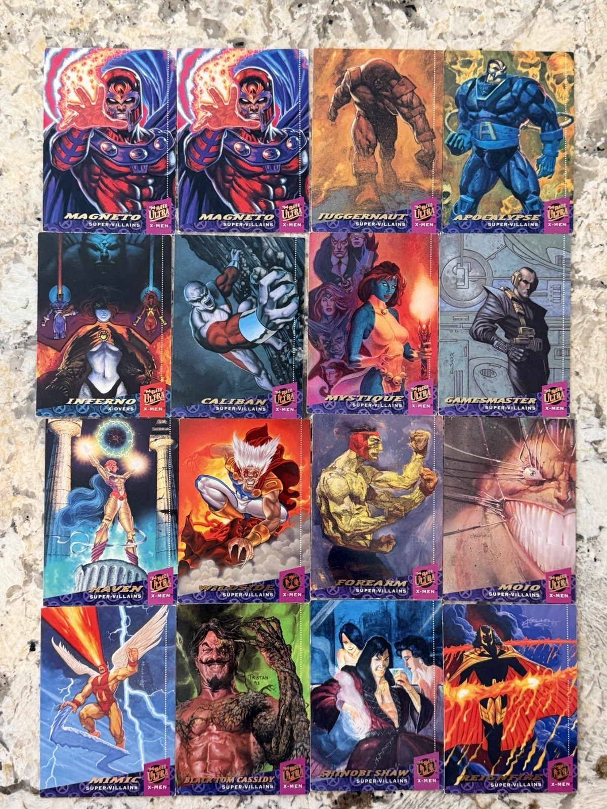Vintage 1994 Marvel X-men Ultra Fleer Card Lot (95 Card Lot) See All Photos
