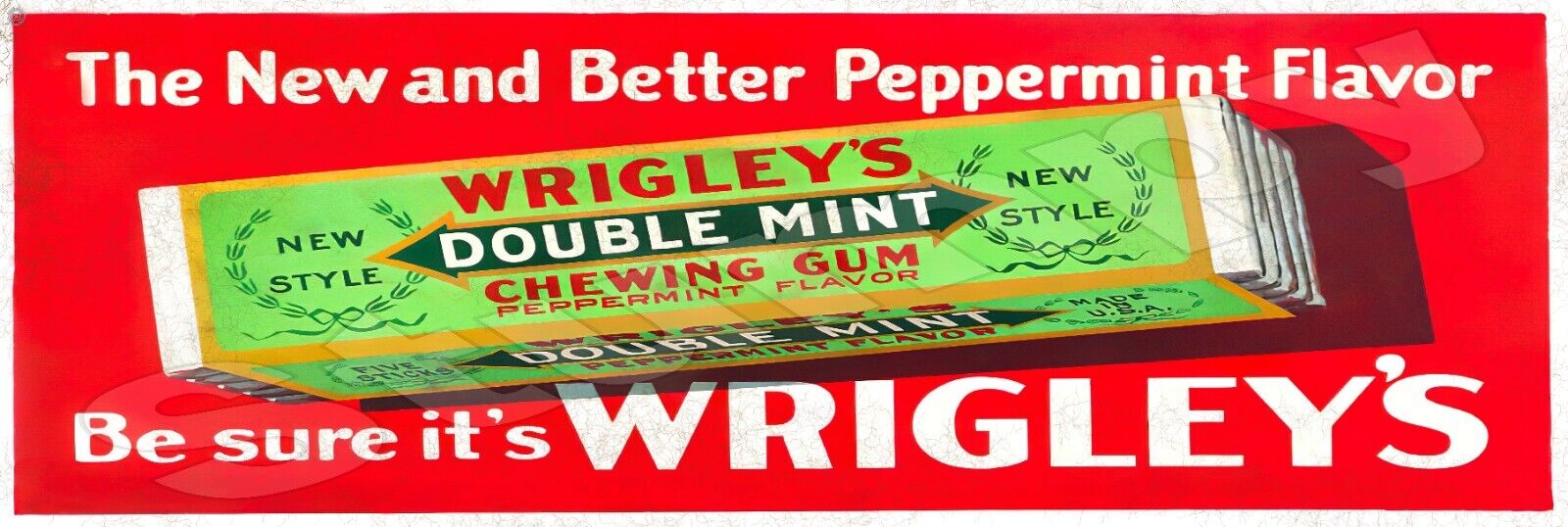 Wrigley's Chewing Gum  Metal Sign 6