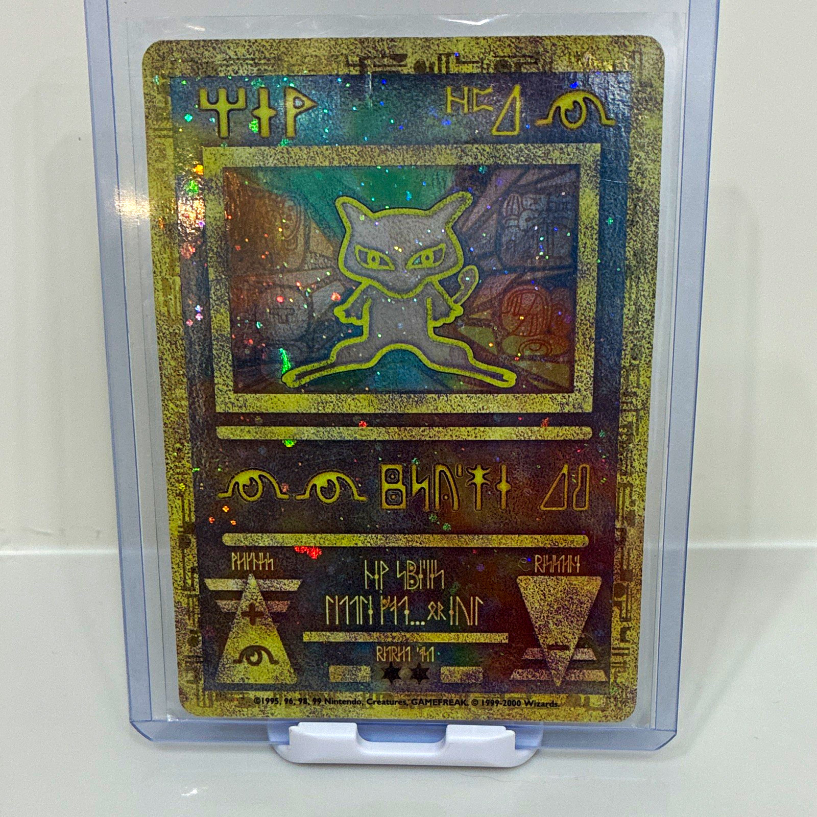 Mew 1999 Pokemon Card gold foil