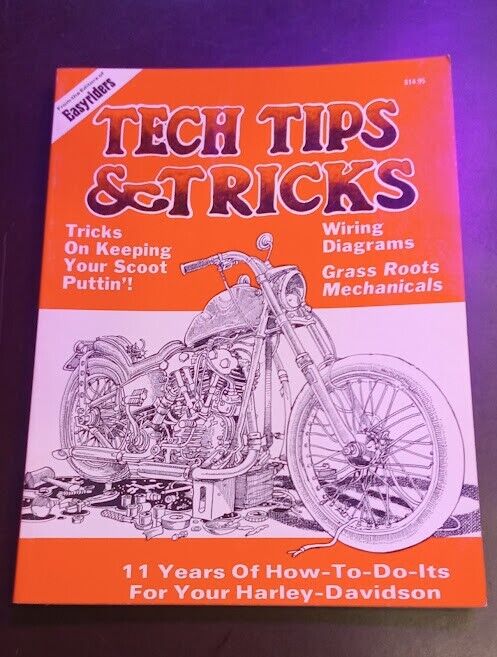 Easyriders Tech Tips & Tricks Harley Chopper FX FL FLH XLH XLCH Motorcycle Book