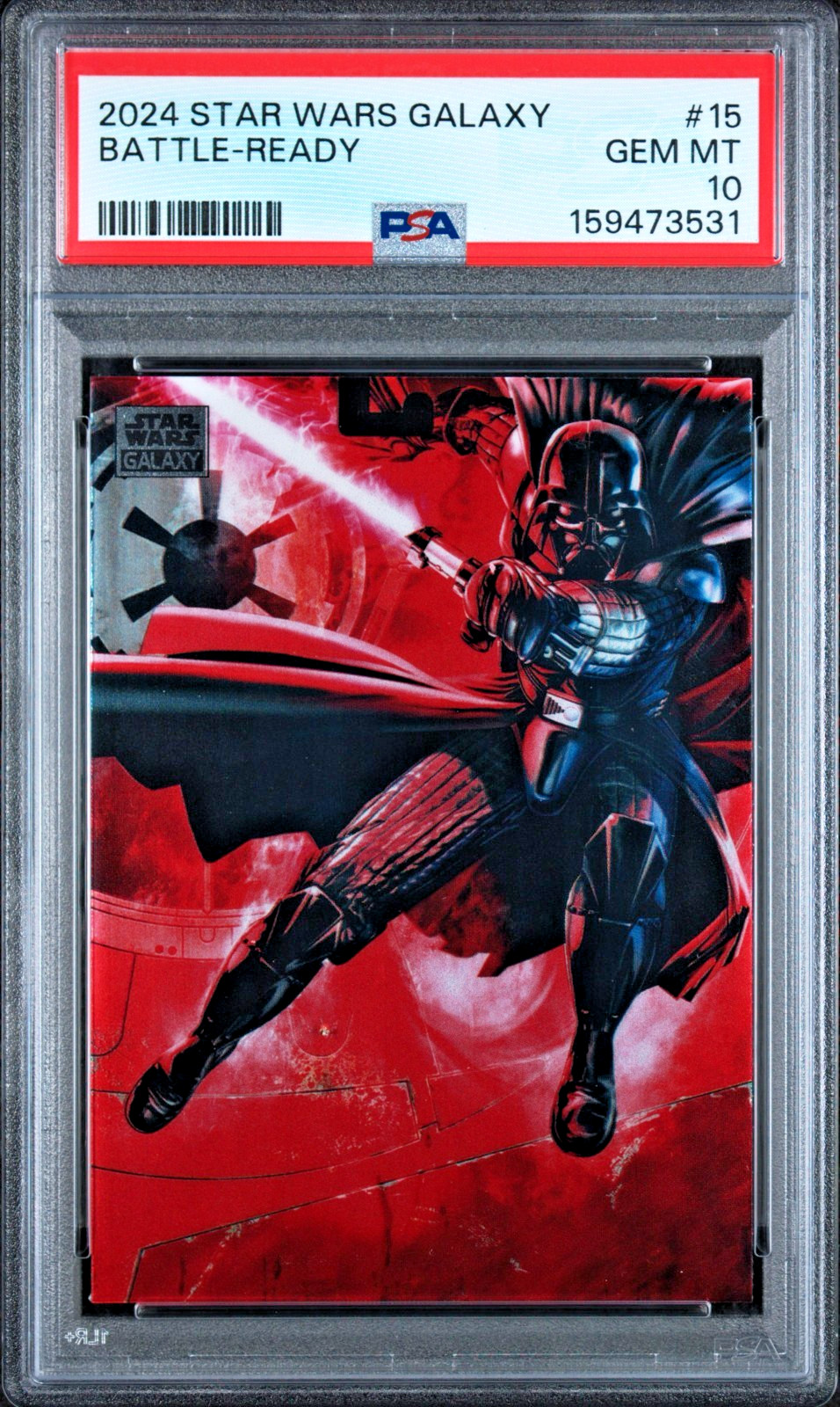 PSA 10 2024 Star Wars Galaxy Battle-Ready #15 PSA 10 2024 Star Wars Galaxy Battle-Ready #15