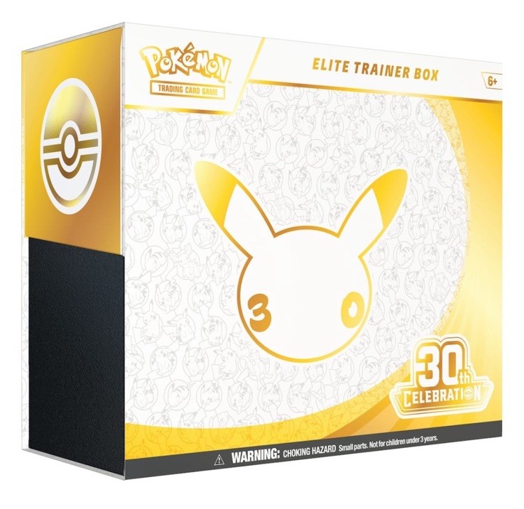 Pokémon TCG 30th Celebration Elite Trainer Box English New/Sealed Ships Fast