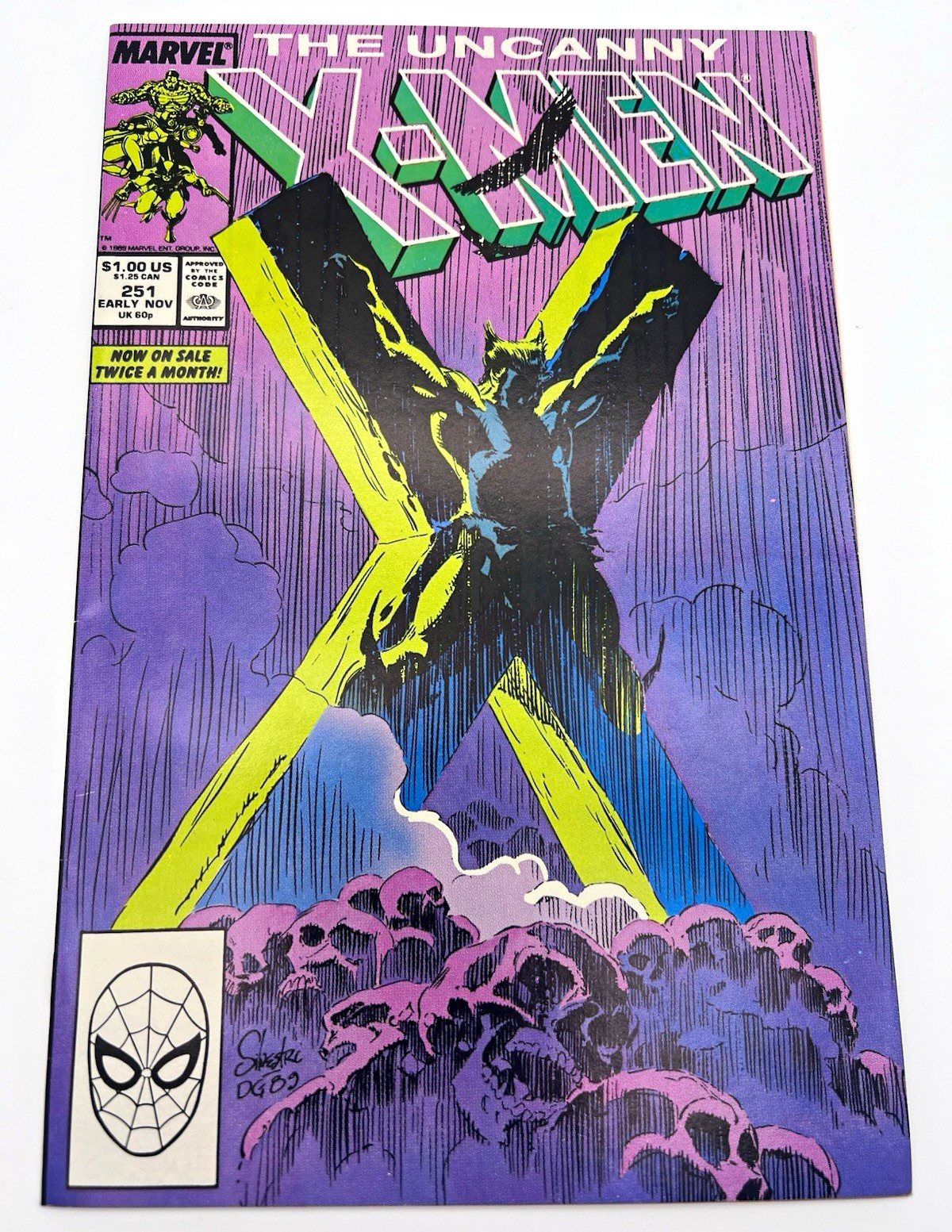 The Uncanny X-Men #251 Marvel Comics 1989 1st Print VF/NM The Uncanny X-Men #251 Marvel Comics 1989 1st Print VF/NM