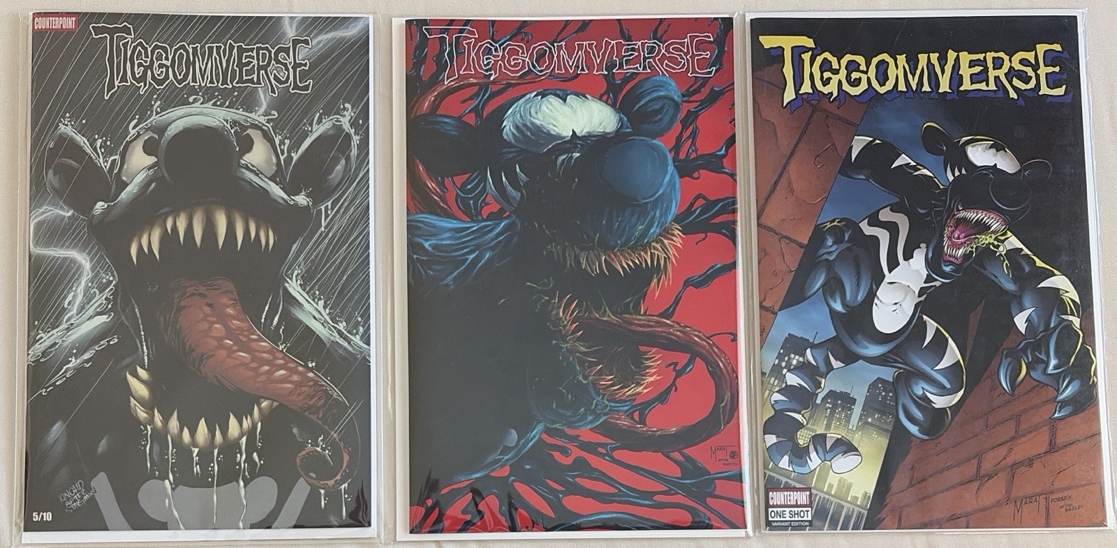 Do You Pooh? Tiggomverse Ratio Venom Marat Mychaels 3 Book Lot NM+ RARE See Pics
