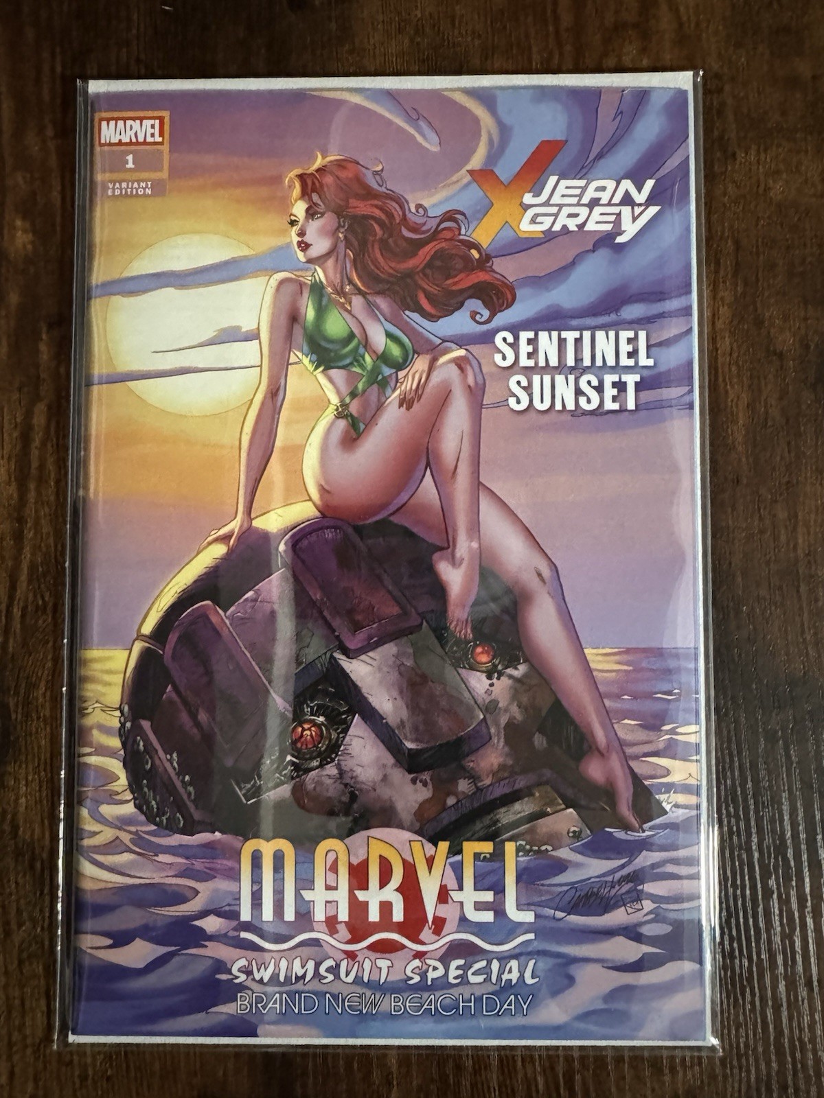 Marvel Swimsuit Special Brand New Beach Day J Scott Campbell Jean Grey SEALED