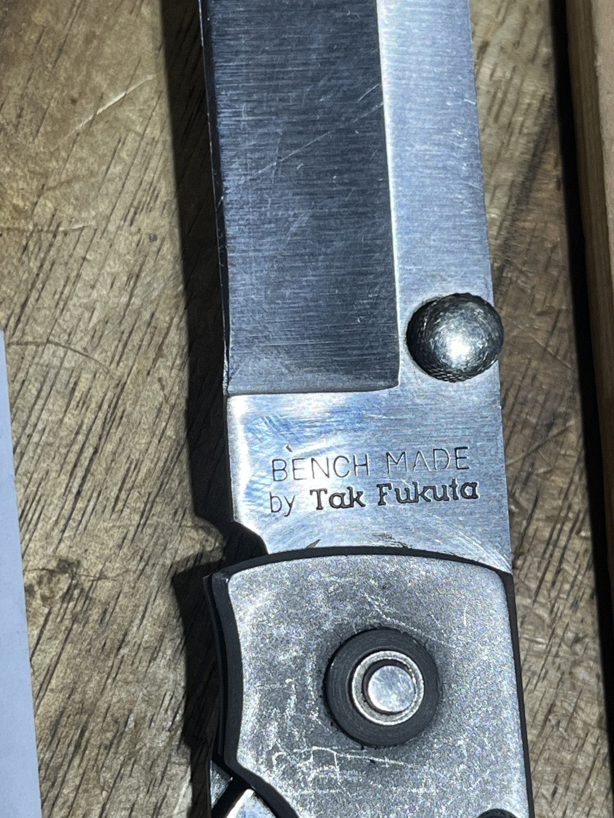 Vintage Benchmade Tak Fukuta Parker knife Japan (28725)