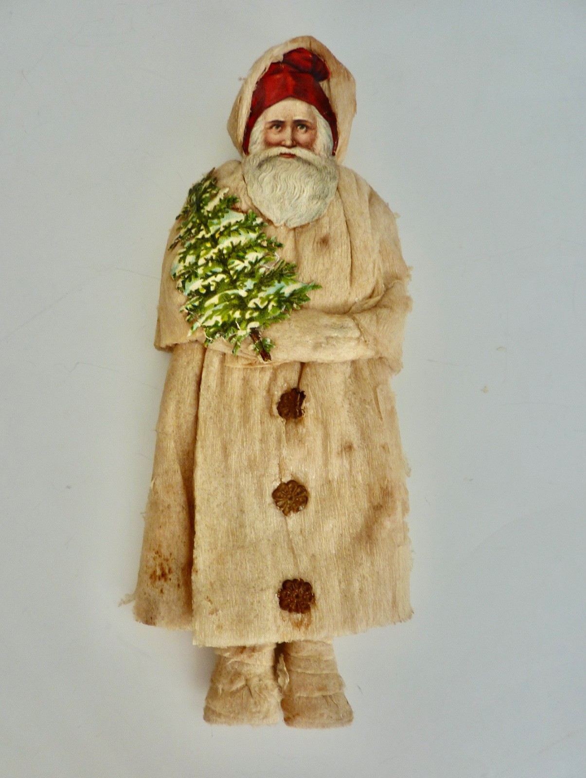 Antique German Feather Tree Spun Cotton 7.5\