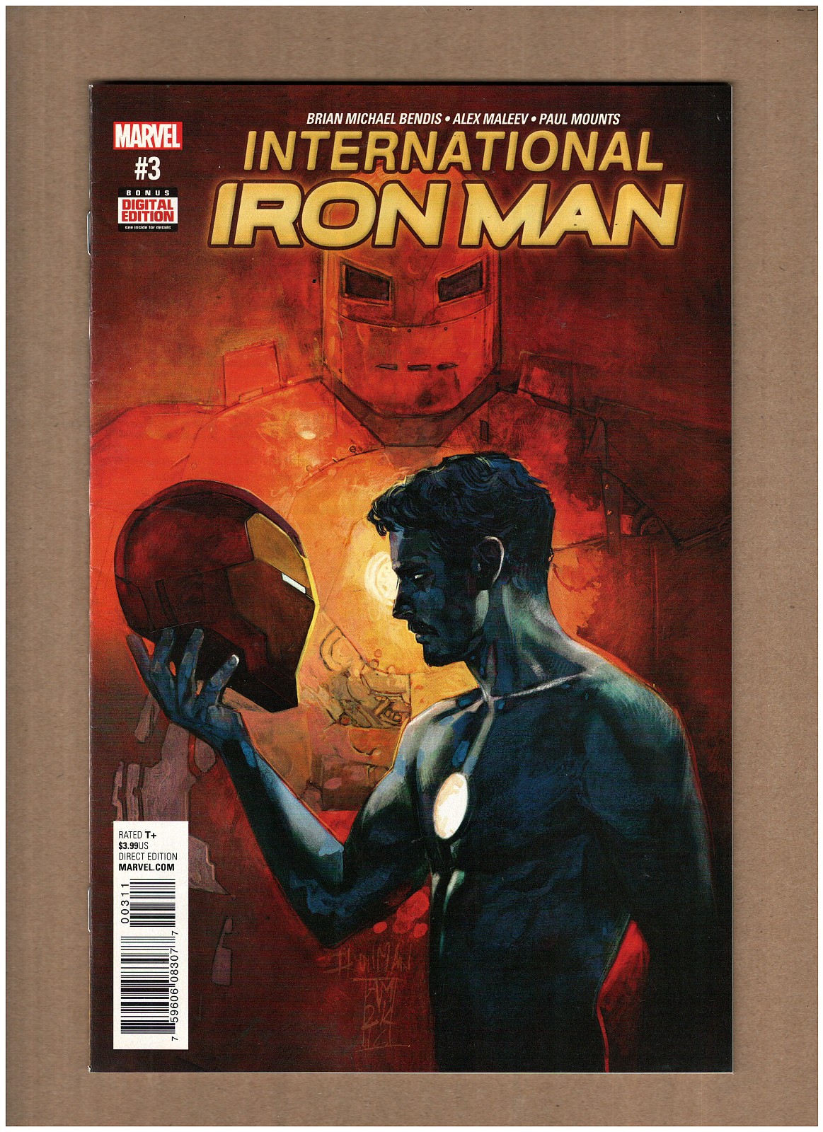 International Iron Man #3 Marvel Comics 2016 Bendis Maleev VF/NM 9.0