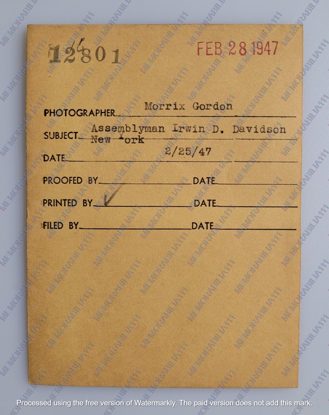 SCARCE NYC MANHATTAN NEGATIVE FAMOUS PHOTOGRAPHER RARE 4X5 VINTAGE ORIGINAL