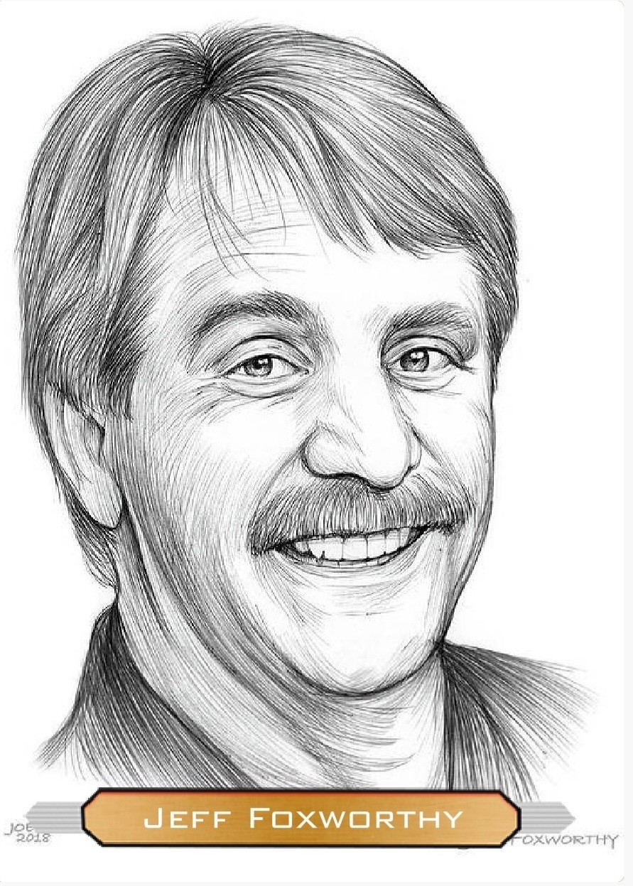 Jeff Foxworthy Comedian Custom Art Trading Card