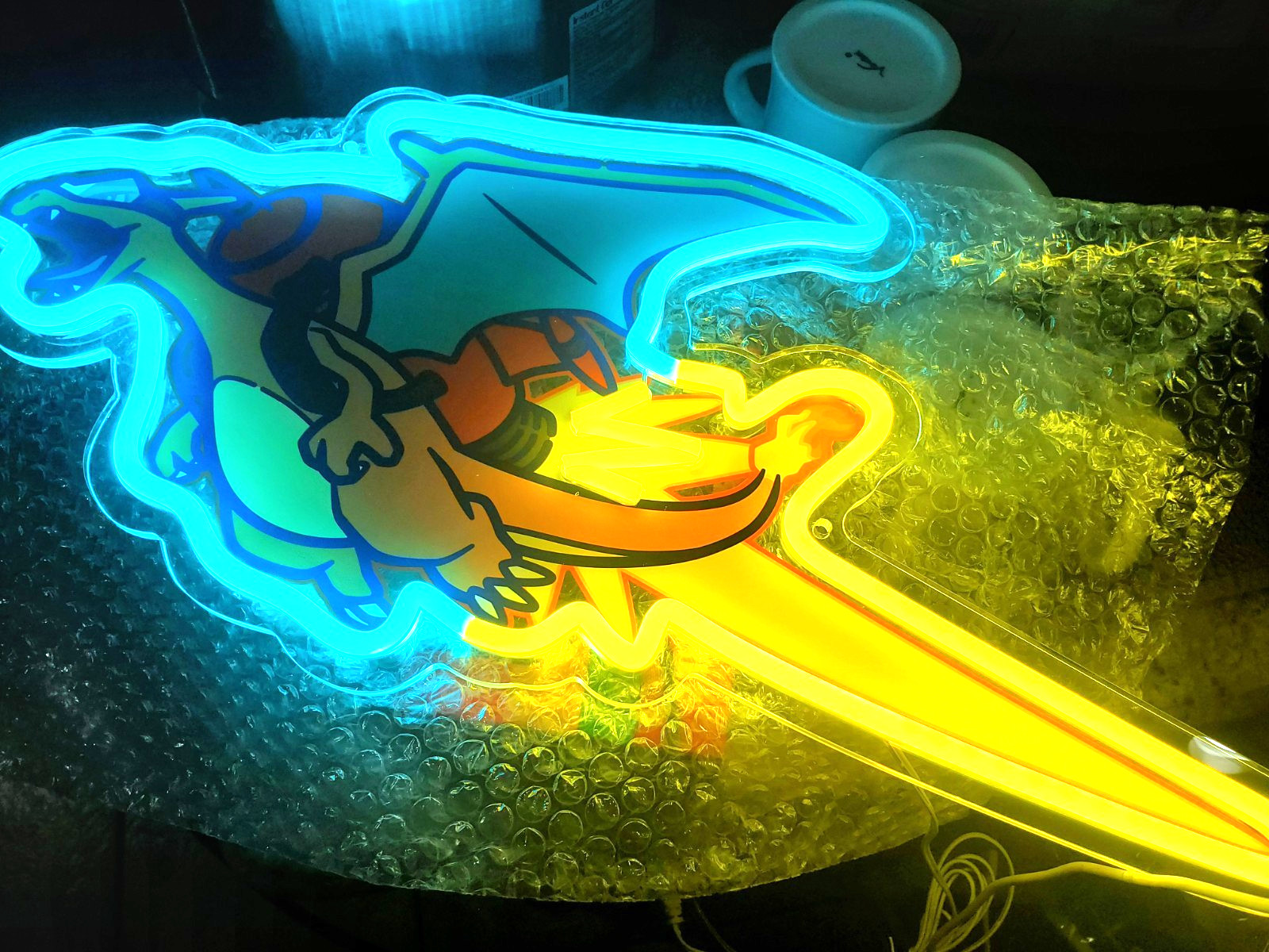 Pokémon World XP 2026 Charizard LED Neon Wall Light - NEW