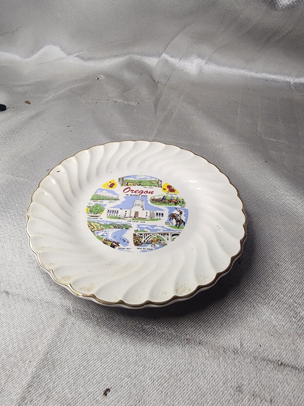 Vintage Oregon Collector Plate