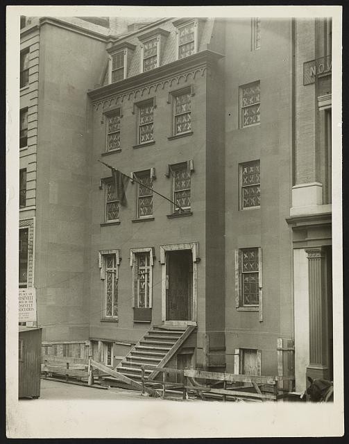 Theodore Roosevelt Birthplace 28 East 20th Street Restoration ca. 1922