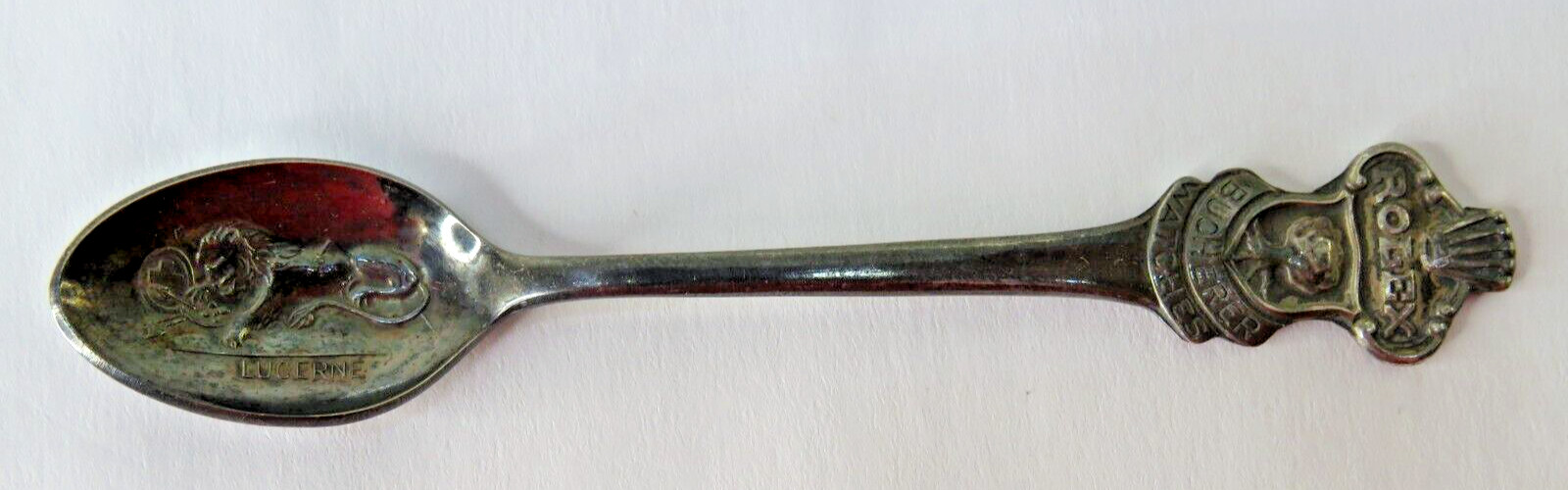 Vintage Rolex Bucherer Watches Lucerne Spoon B 100 12 Silverplate