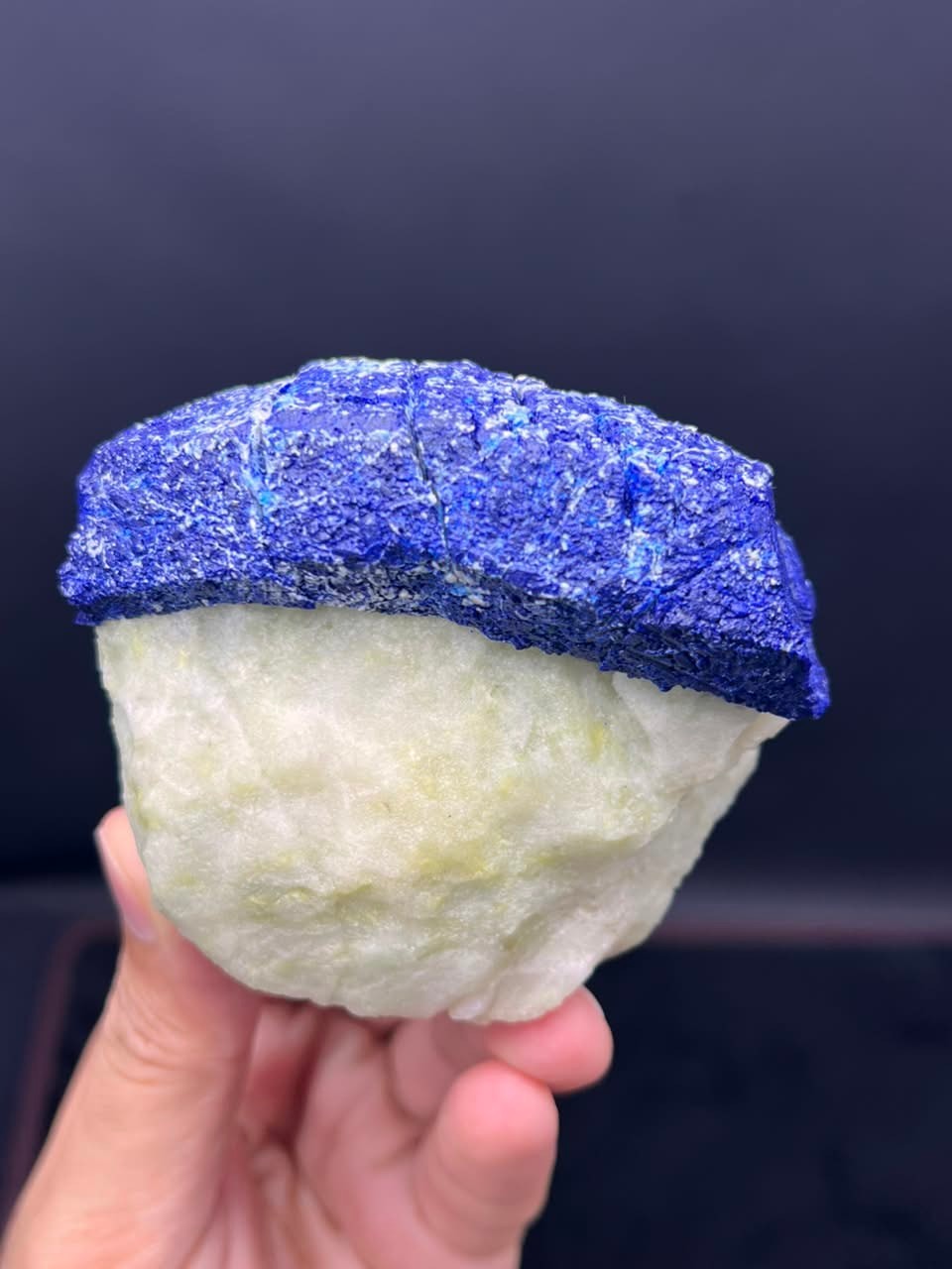 Lazurite Specimen: Royal Blue Crystals from Afghanistan
